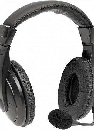 Наушники с микрофоном defender gryphon 750u usb 105дб 1.8м 63752 black
