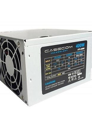 Блок живлення 400w casecom cm 400 atx 120мм 2хsata atx bulk
