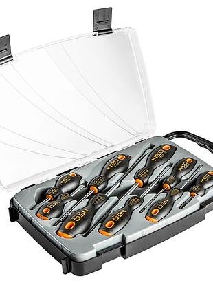 Набор намагниченных отверток neo tools 04-208 s2/slotted/phillips 9шт