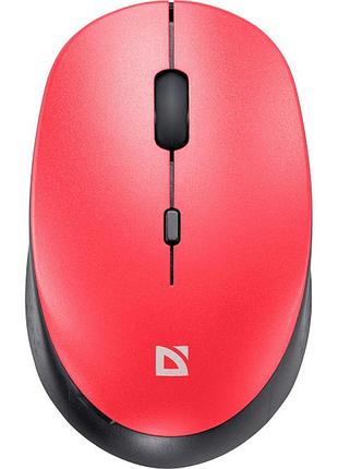 Мышь компьютерная defender mb-027 беспроводная 800/1200/1600 dpi красный