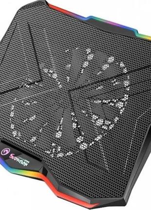 Подставка для ноутбука и телефона marvo coolingpad fn-40 | 2usb, 9-17.3" | black