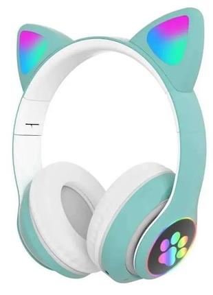 Наушники беспроводные bluetooth cat vzv-28m 9043 мятный
