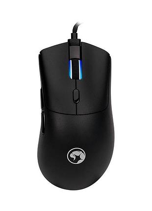Мышь компьютерная проводная marvo niro 40 wired programmable mouse g950 bk rgb-подсветка 1200/12000dpi черный