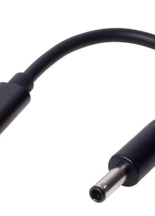 Переходник для ноутбука dell usb type-c на dc 7450 черный (ot37)
