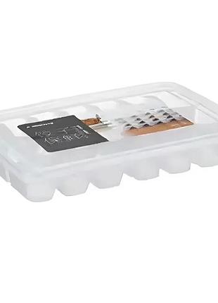 Контейнер stenson r97255 для пельменей и вареников, 21 ячейка, 31×23 см