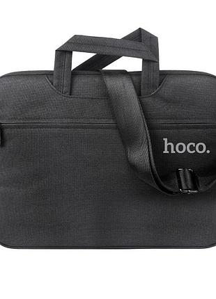 Сумка для ноутбука hoco simple series laptop bag gt1 до 12.9" з поліестеру чорний (17133)