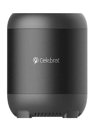 Портитивная bluetooth колонка celebrat tws fly-3 aux/tf/bt5.0 5w 360°