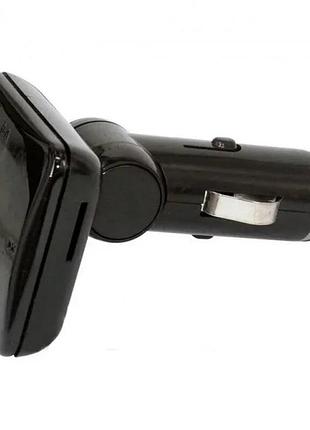 Автомобільний mp3 fm-модулятор hz h9 lcd aux/usb із пультом black