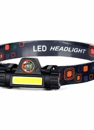 Ліхтар налобний baziator 300 high power li-ion 220v 12v чорний