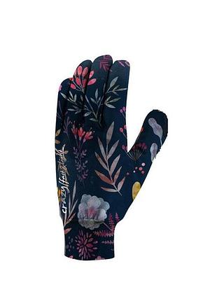 Перчатки touch woman flower женские для активного отдыха и бега m-l