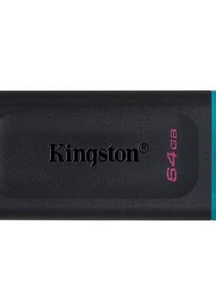 Флешка/флеш пам'ять kingston datatraveler exodia dtx/64gb-2p usb 3.2/64гб чорний