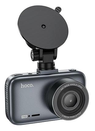 Автовидеорегистратор hoco dv5 - 1080p, ночная съемка, 140-градусный объектив, серый цвет