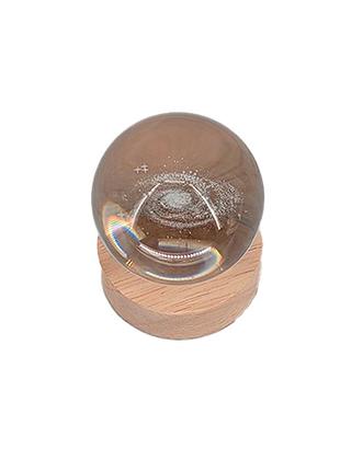 Декоративный 3d ночник луна transparent usb теплый свет 3000к для детской комнаты и дома