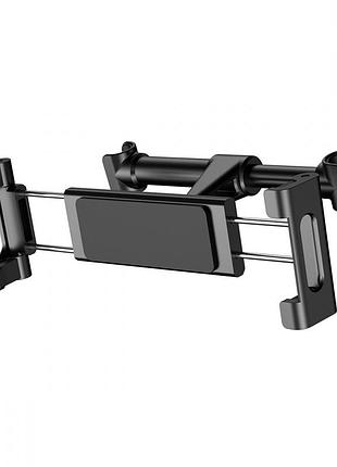Автоутримувач на підголовник для планшета baseus back seat car mount 360° black