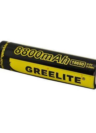 Аккумулятор li-ion greelite 18650 800 мач 4.2v литий-ионный цилиндрический (18650)