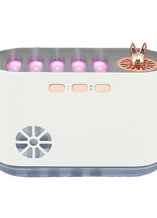 Ультразвуковой увлажнитель воздуха aroma humidifie с rgb подсветкой white