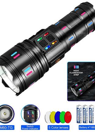 Фонарь ручной night vision fluorescence ak177-1 white laser led pm60-tg черного цвета
