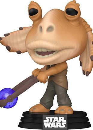 Коллекционная фигурка funko pop star wars jar jar binks with booma balls phantom menace 25th anniversary виниловая (5908305248026)