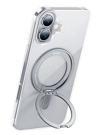 Чохол hoco (магнітний обертовий as1 для iphone 16, прозорий)