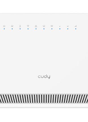 Маршрутизатор cudy lt500e ac1200 wi-fi 4g lte cat4, dual-band 2.4/5 ггц, до 867 mbps, 4 lan порта, стабильное и быстрое
