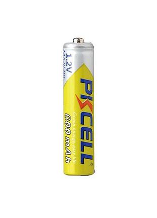 Аккумулятор aaa pkcell aaa600-4b 600mah 1.2v ni-mh rechargeable battery 4pcs/card