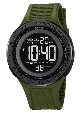 Наручные часы skmei 2155 кварцевые цифровые зеленый (ag)