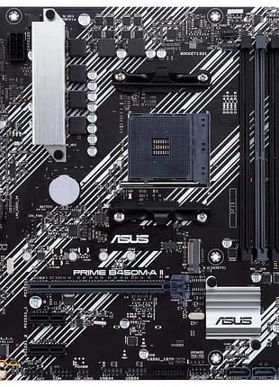 Материнская плата asus b450m-a ii | socket am4 microatx | поддержка 4 модулей ddr4