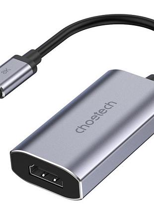 Перехідник choetech usb 3.1 typec m - hdmi f 0,15m 8k 60hz (hub-h16-gy)