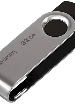 Флеш память/флешка goodram uts3 twister black 32гб/usb 3.0 черный (uts3-0320k0r11)