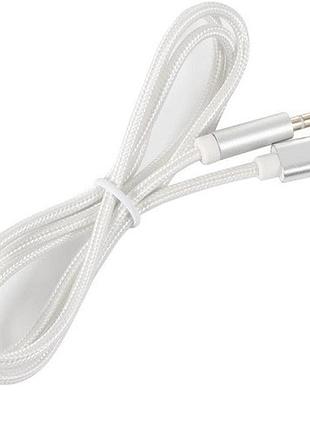 Кабель value s0994 aux type-c - trrs audio 3.5мм male/male 1м silver