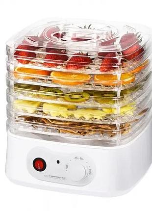 Сушилка esperanza appetissant ekd004 - 250 вт, 4 секции, для овощей и фруктов