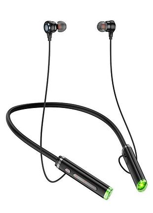 Наушники bluetooth hoco es72 benevolent, беспроводные, крепеж на шею, до 30 часов, черный