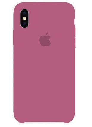 Чехол silicone case для apple iphone xs max ultra violet матовый защитный