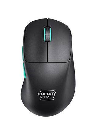Игровая мышь cherry xtrfy m64 black, rgb-подсветка, беспроводное подключение 2.4g (cx-m64w-black)