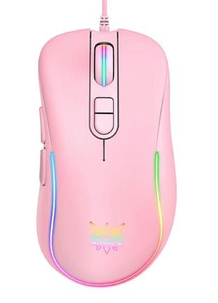 Мышь onikuma gaming cw907 100ips pink