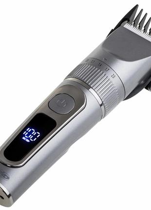 Машинка аккумуляторная для стрижки волос mesko ms 2843 usb с 4 насадками серебристый