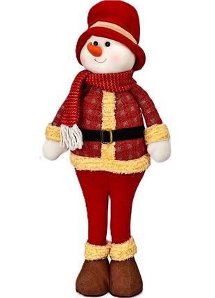 Фигура новогодняя "santa&amp;co" в новогодний наряд для декора помещения 60 см red