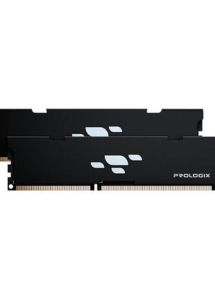 Оперативна памʼять для пк prologix dimm ddr4 32 гб (2×16 гб) 3600 мгц cl18 чорна (pro32gb3600b4k)
