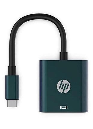 Перехідник hp dhc-ct202 usb3.1 type-c/hdmi 20см синій