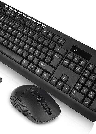 Бездротова клавіатура та миша cmk-329 2.4ггц black