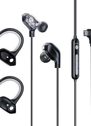 Наушники baseus gamo immersive virtual 3d game type-c earphone black