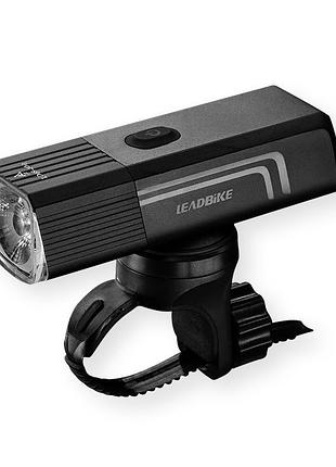 Велосипедный фонарь leadbike ld88-osram с 400 лм, 2000 мач, защита ip66, usb-c, черный