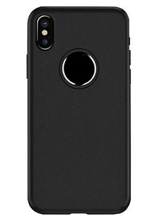 Чехол бампер hoco pure series для apple iphone x black
