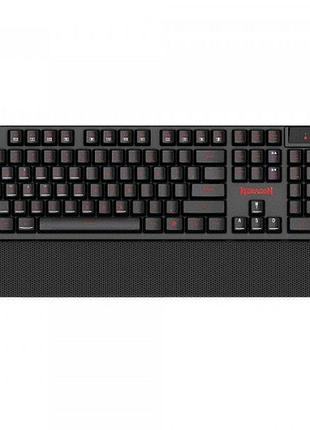 Клавиатура игровая redragon yaksa k505 ukr 7 цветов antighost usb полноразмерная черная