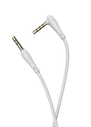 Кабель hoco aux with mic upa15 jack 3.5 grey
