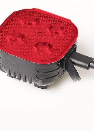 Задній велофонарь fy-328-4led waterproof/li-ion/usb-c