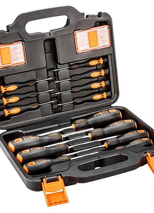 Набір викруток і насадок neo tools 04-209 s2/slotted/phillips/pozidriv/torx