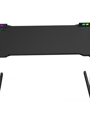 Стол игровой xtrike me dk-05 gaming desk rgb llight black 110x60x74мм