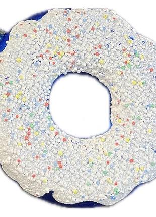 Ялинкові новорічні іграшки "donut" магічна-новорічна m47965 8см набір/4шт blue