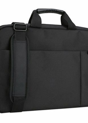 Сумка acer carry case для ноутбука 15.6", чорний поліестер, зовнішні та внутрішні кишені (np.bag1a.189)